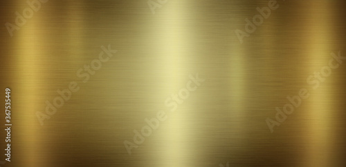 Gold metal background with abstract polished texture for design 