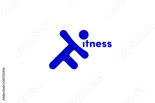 Fitness vector logo. Premium quality.