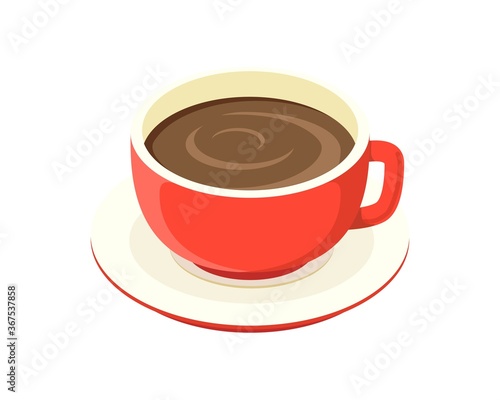 コーヒー、カフェオレイラスト