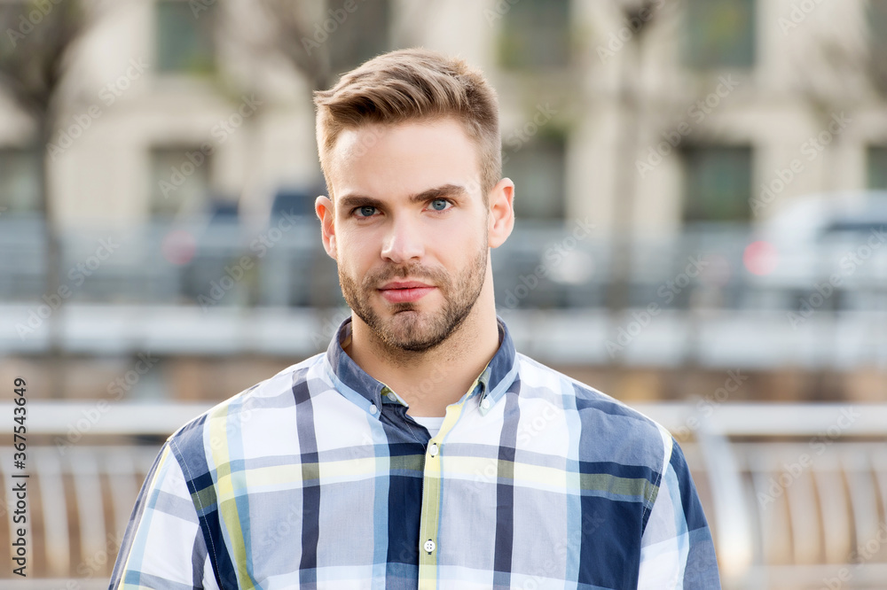 Theres no doubting he looks good. Unshaven man urban outdoors. Handsome guy with beard hair. Beard barber. Barbershop. Hair salon. Mens grooming. Beard trend will never truly be gone Theres no doubting he looks good. Unshaven man urban outdoors. Handsome guy with beard hair. Beard barber. Barbershop. Hair salon. Mens grooming. Beard trend will never truly be gone
