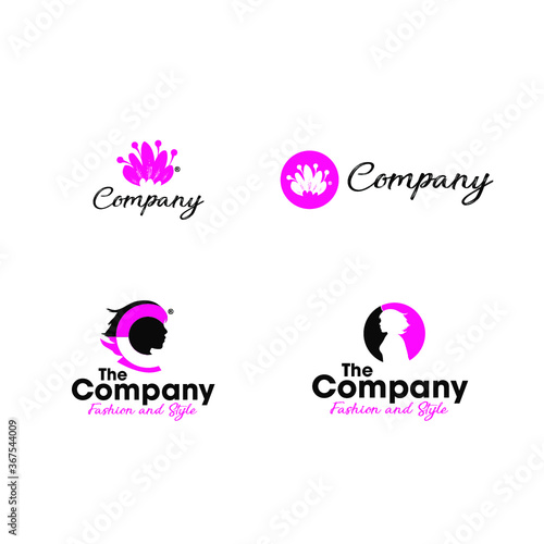 diseño de Logo corporativo empresa belleza femenina, cabellos, spa, cuidado