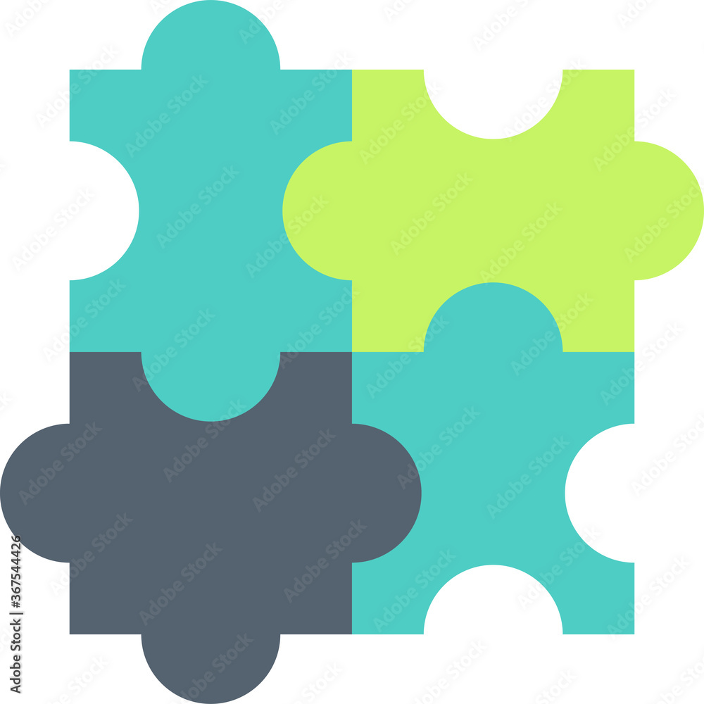 Logical thinking flat vector icon Logical thinking flat vector icon