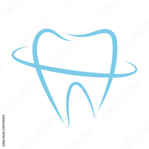Tooth icon, Dental logo vector, Dentist symbol