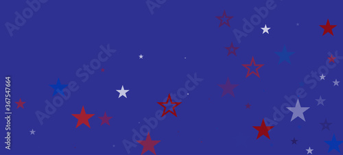 National American Stars Vector Background. USA Veteran's 11th of November Independence President's Labor 4th of July Memorial Day 