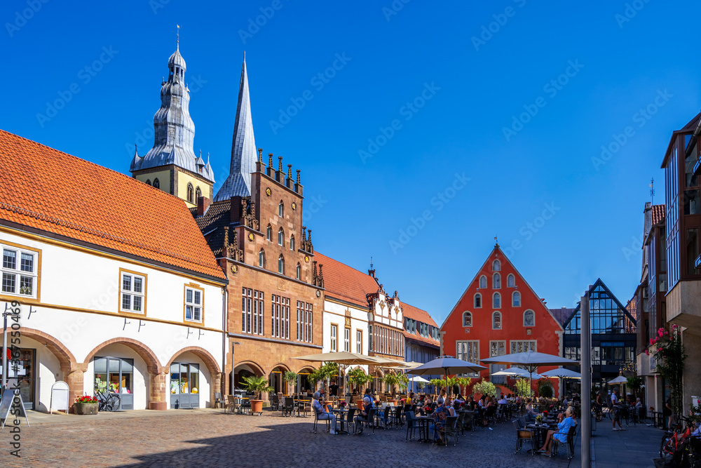 Fototapeta premium Marktplatz, Lemgo, Deutschland 