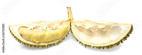 Durian isolated on white background