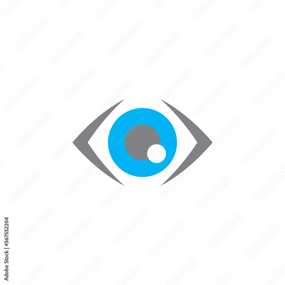 Eye Care vector logo design Eye Care vector logo design