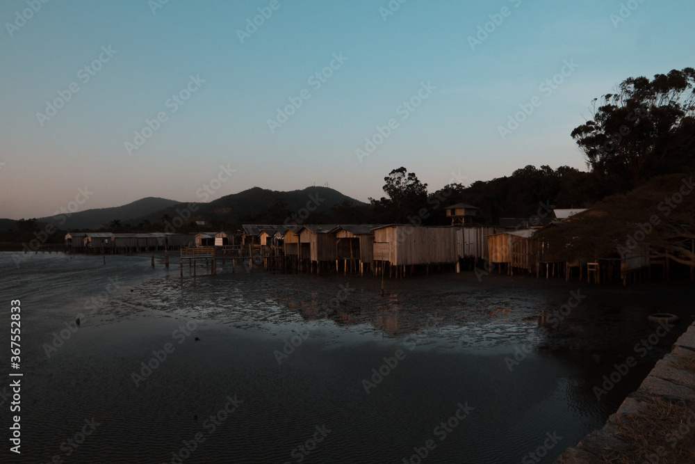 Fototapeta premium Fishman village