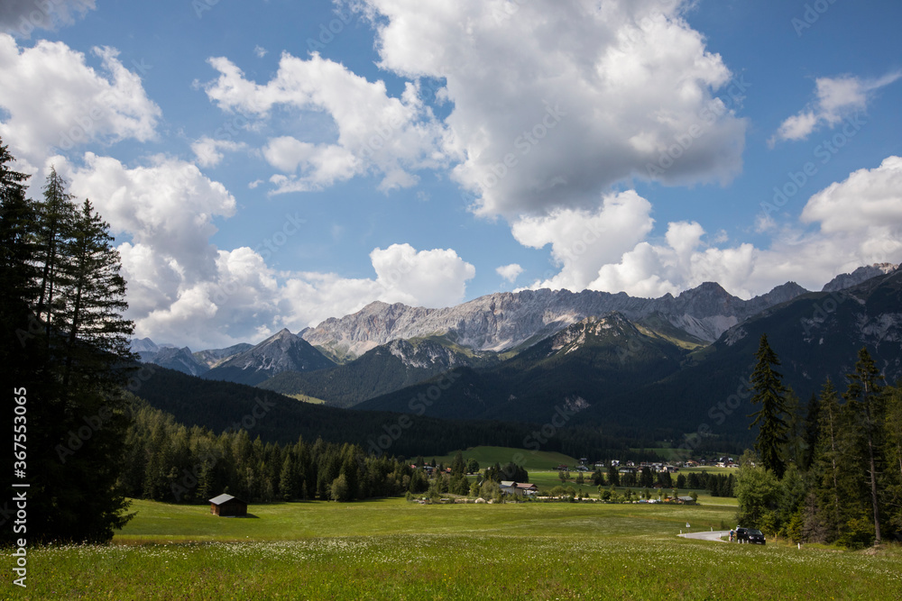 Summer scene in the mountains of Innsbruck, Northern Austria. Europe