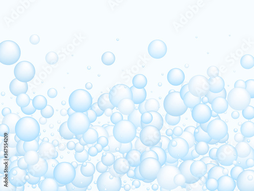 Wallpaper Mural Soap foam bubbles, shampoo soapy effect background Torontodigital.ca