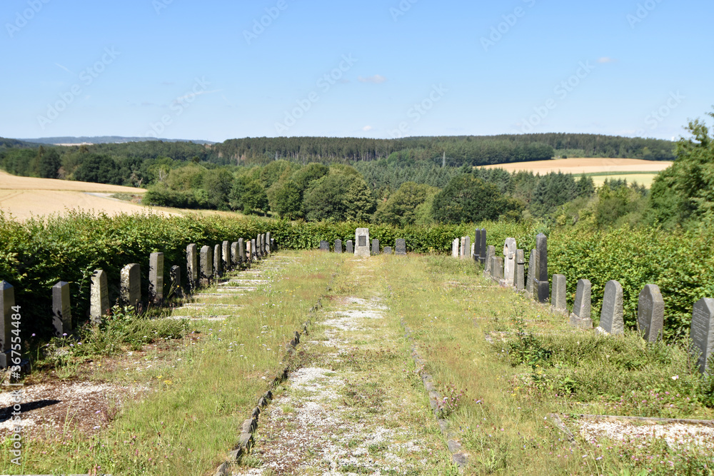 Fototapeta premium Jüdischer Friedhof in Laufersweiler