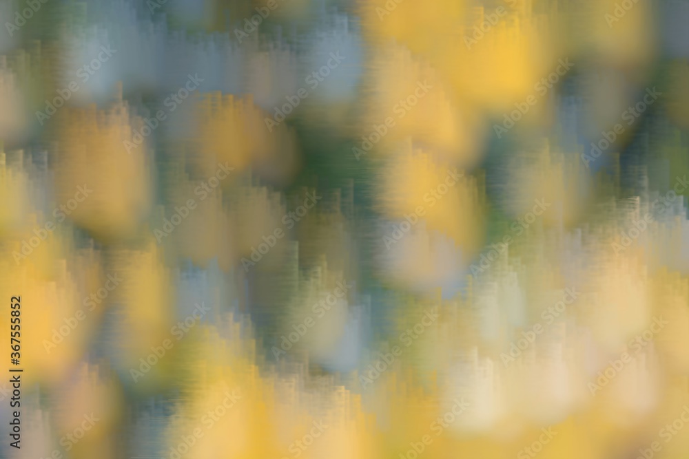 Freeform blurred spots Yellow, gray, green, beige