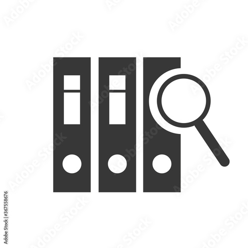 audit icon vector illustration concept