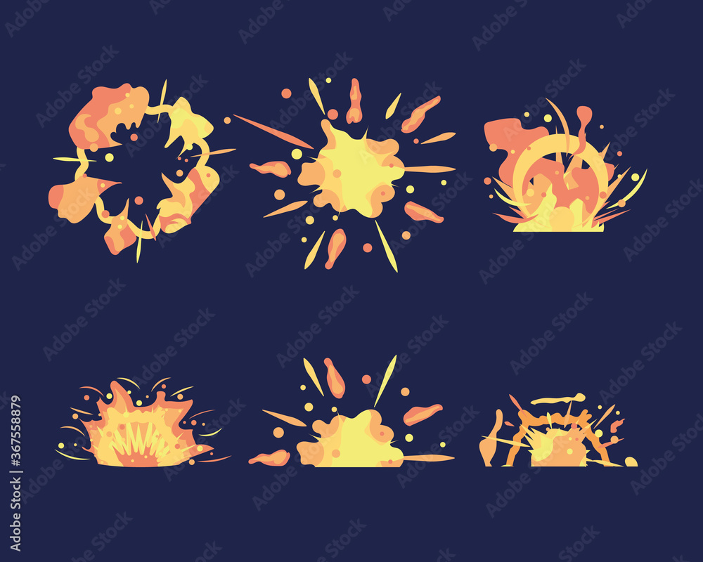 animated explosion