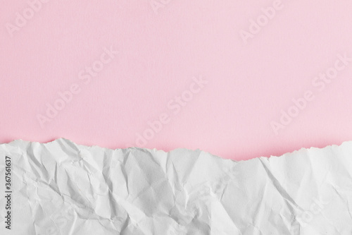 Pastel pink torn paper. 