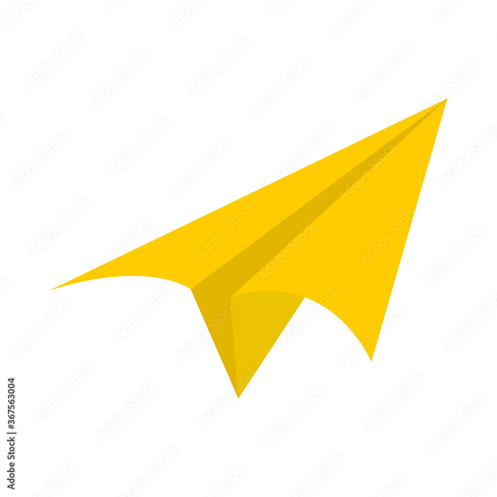 origami paperplane flat style icon vector design origami paperplane flat style icon vector design