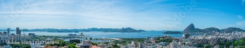 Panoramic shot of Santa Teresa, Rio de Janeiro Rio Brazil