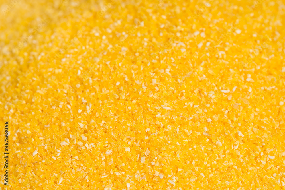 raw corn grits selective focus background raw corn grits selective focus background