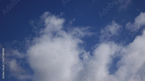 blue sky and clouds