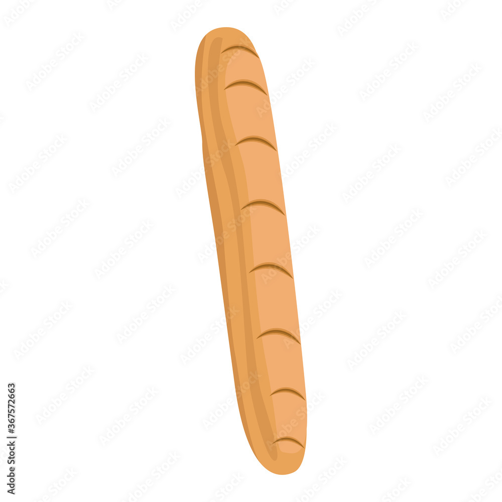 Isolated bread icon. Bakery product icon - Vector Isolated bread icon. Bakery product icon - Vector