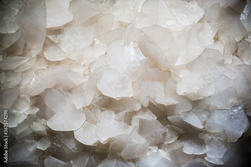 Closeup of a natural calcite like looking crystal photo