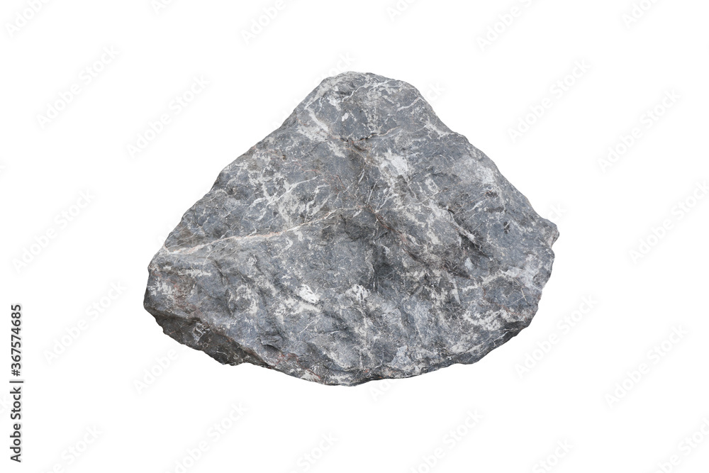 Limestone rock isolated on a white background, that found along the coast of Thailand Limestone rock isolated on a white background, that found along the coast of Thailand