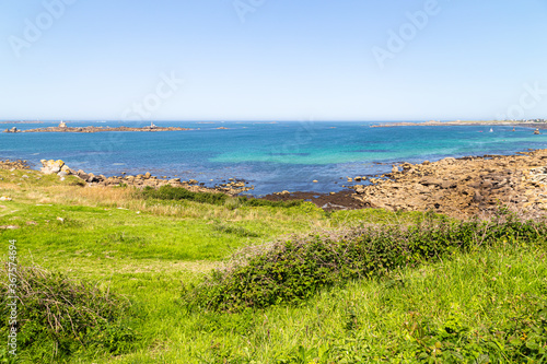the Breton coast from the tip of Landunvez © philippe paternolli