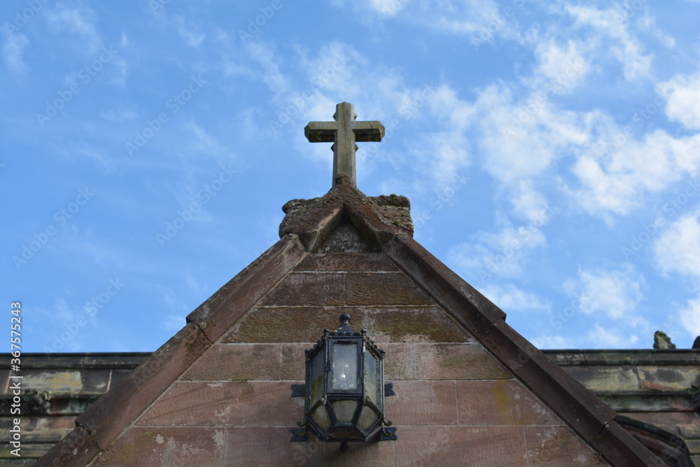 Detail of the old church of Edgbaston in Birmingham, UK Detail of the old church of Edgbaston in Birmingham, UK