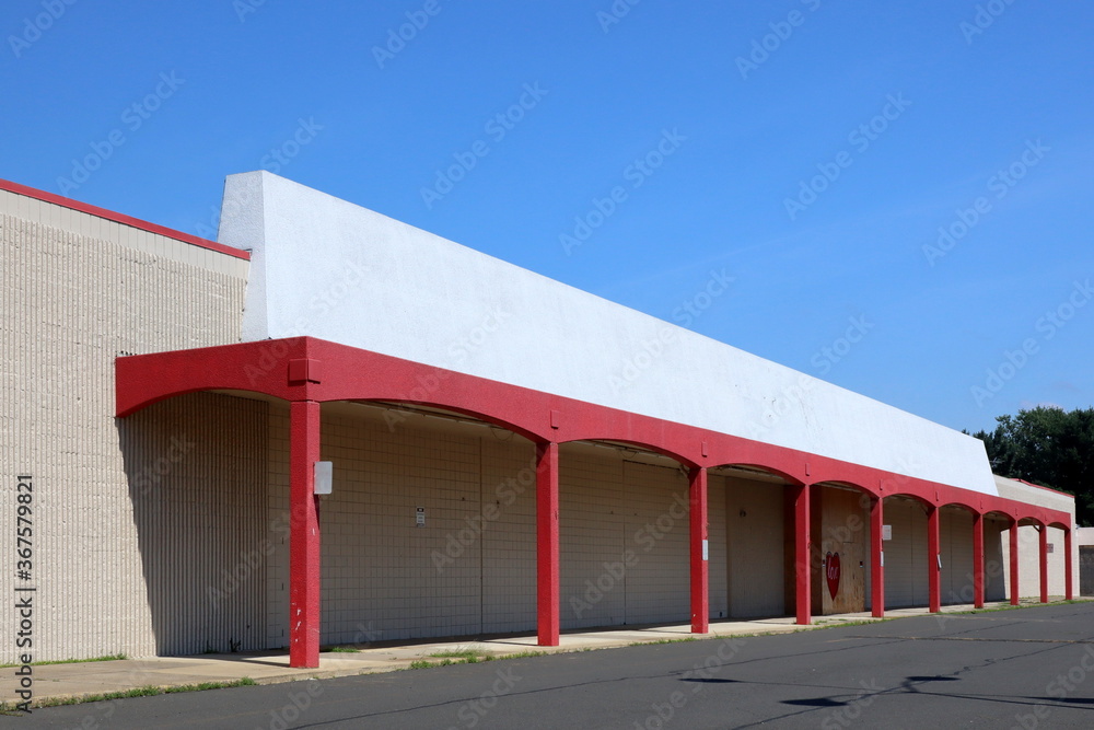 Theredand white store is closed due to the pandemic. Theredand white store is closed due to the pandemic.