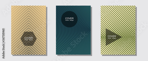 Brochure covers, posters, banners vector templates.