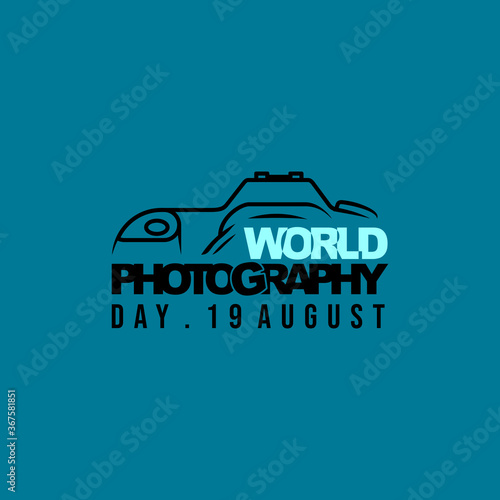 Typography design for World Photography Day