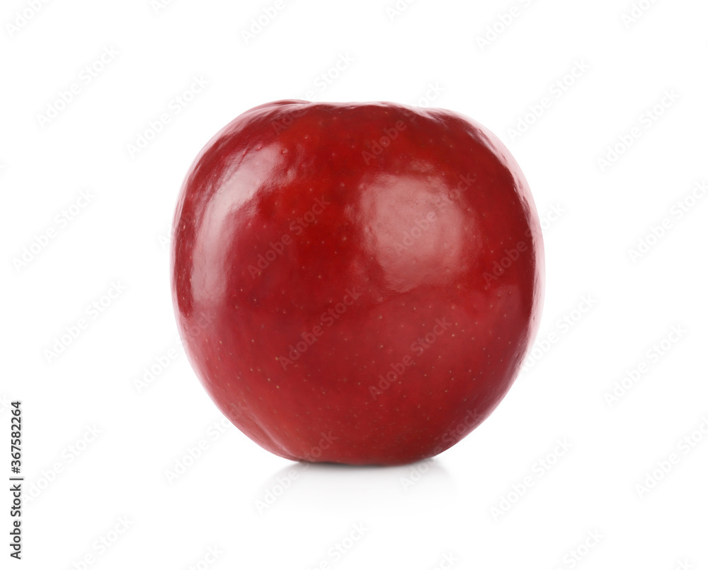 Fresh juicy red apple isolated on white Fresh juicy red apple isolated on white