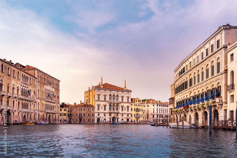 The beautiful city of Venice in Italy seen from the boat. The beautiful city of Venice in Italy seen from the boat.