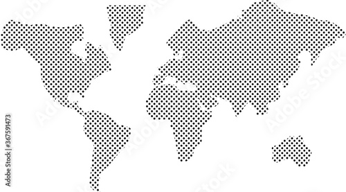 世界地図アイコンイラスト