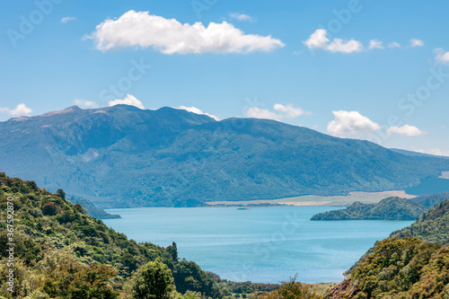 Crater Lake Rotomahana in Waimangu Volcanic Valley