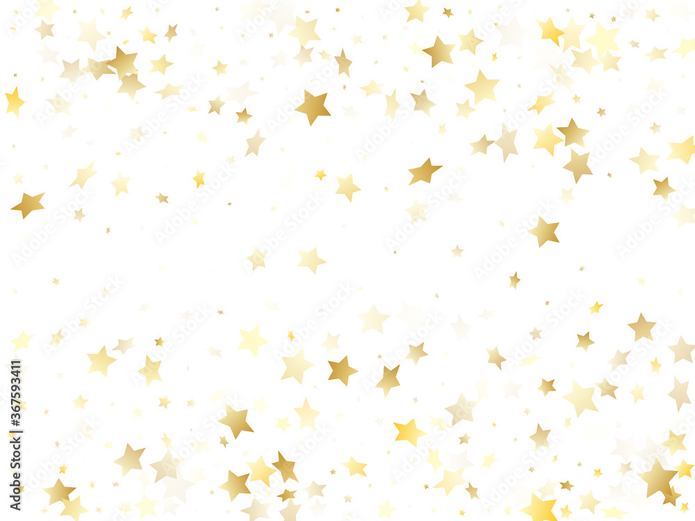 Flying gold star sparkle vector with white background. Flying gold star sparkle vector with white background.