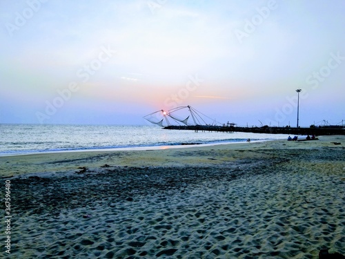 Photography beach at sunset