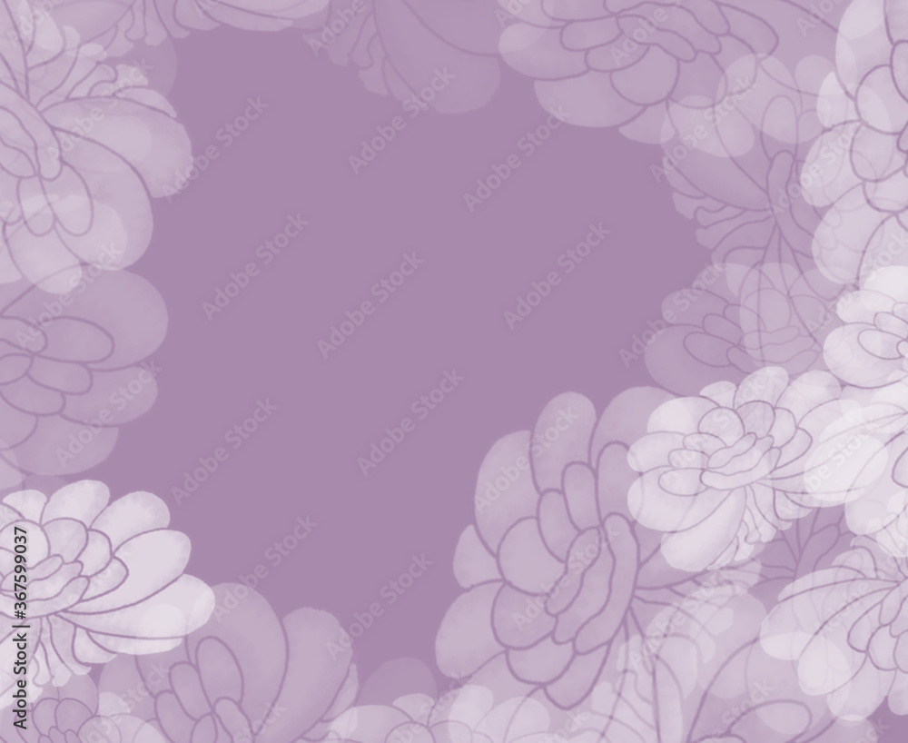 Purple flower abstract background