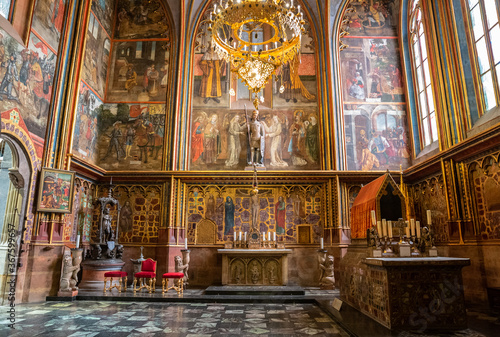 Canvas Print Chapel of St. Wenceslas in St. Vitus Cathedral