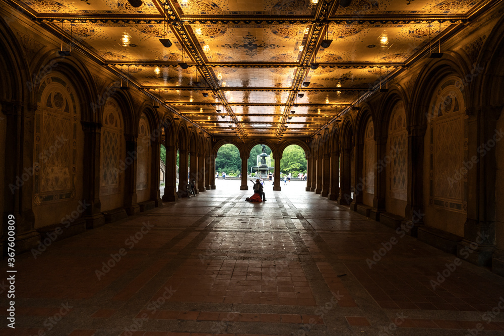 Obraz premium A man in Bethesda