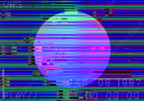 Abstract technology background with pixel noise compression artifacts.  Glitched screen with digital datamoshing effect video damage