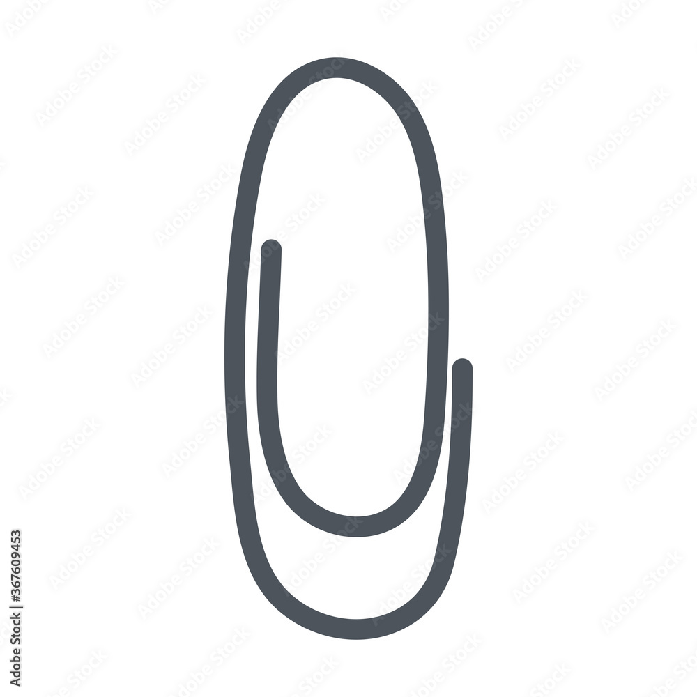 paper clip supply isolated icon design white background paper clip supply isolated icon design white background