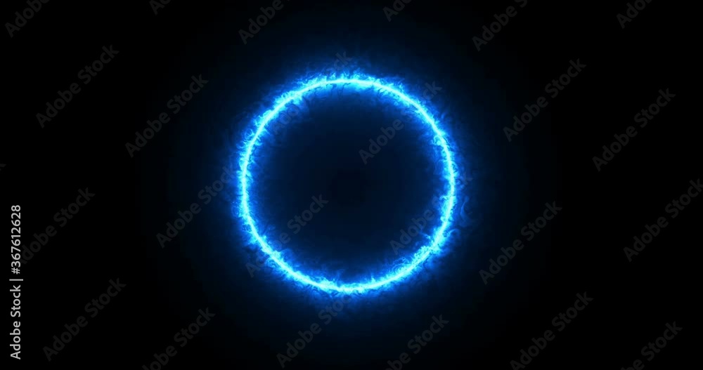 Blue progress loading circle bar on a black background. Animation of progress loading circle bar. Blue progress loading circle bar on a black background. Animation of progress loading circle bar.