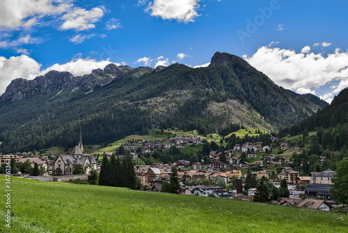 Moena, località montuosa tra le Dolomiti del Trentino Alto Adige, tra la val di Fiemme e la val di Fassa