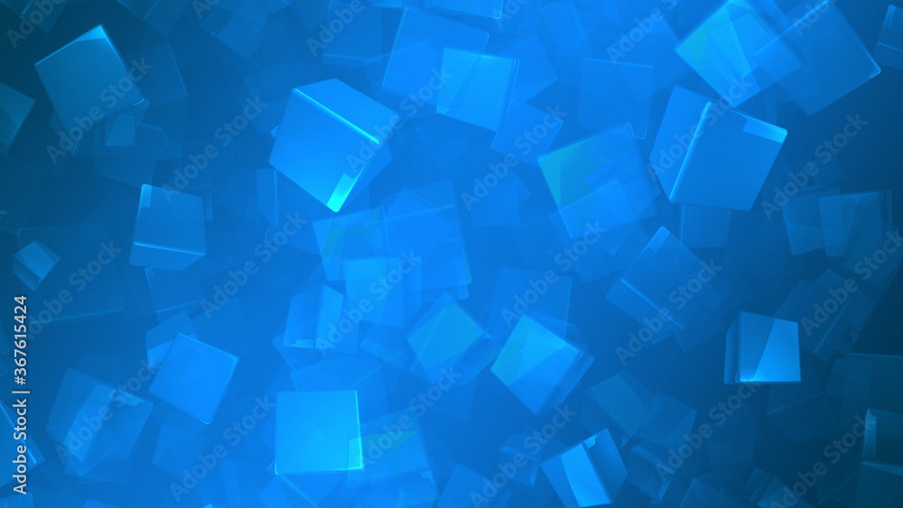 3d abstract blue background with cubes,geometric blue background. 3d abstract blue background with cubes,geometric blue background.