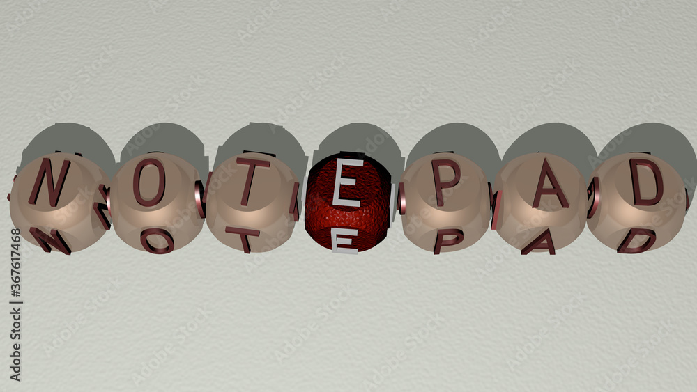 crosswords of NOTEPAD arranged by cubic letters on a mirror floor, concept meaning and presentation. background and business crosswords of NOTEPAD arranged by cubic letters on a mirror floor, concept meaning and presentation. background and business