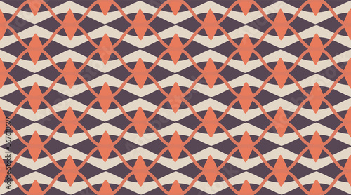 Seamless pattern geometric. Delicate beautiful ornament. Geometric fashion fabric print. 
Seamless vector pattern.