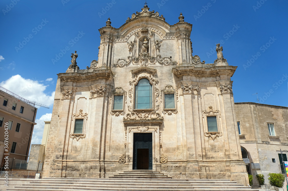 Obraz premium Matera Chiesa Convento San Francesco D'Assisi
