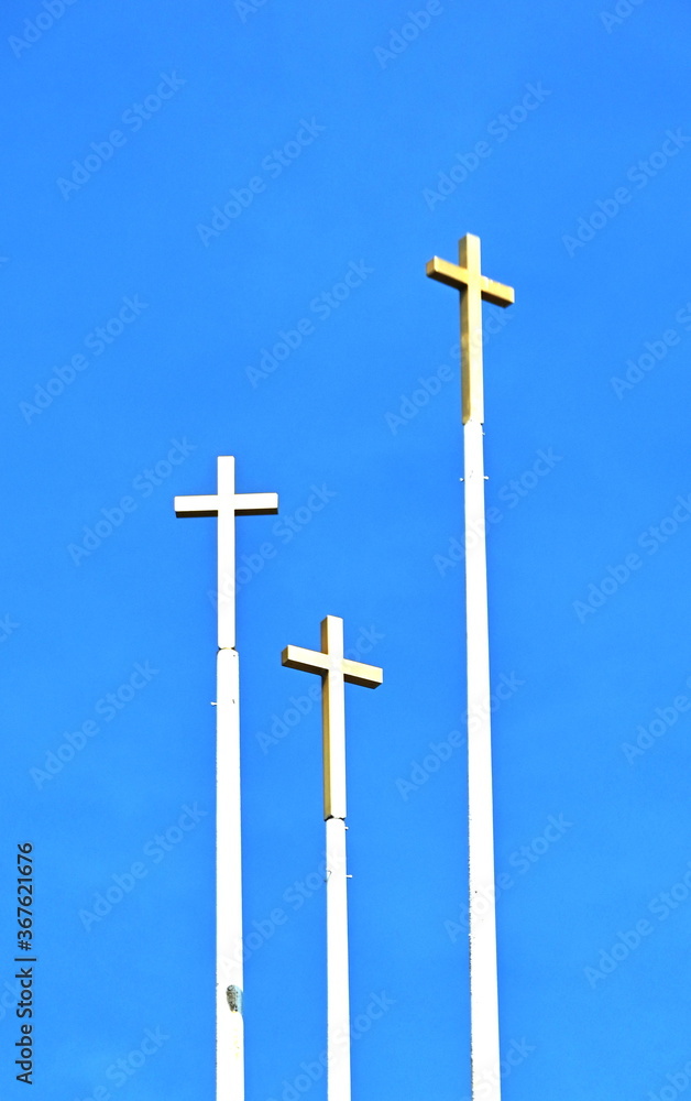 Three High Crosses