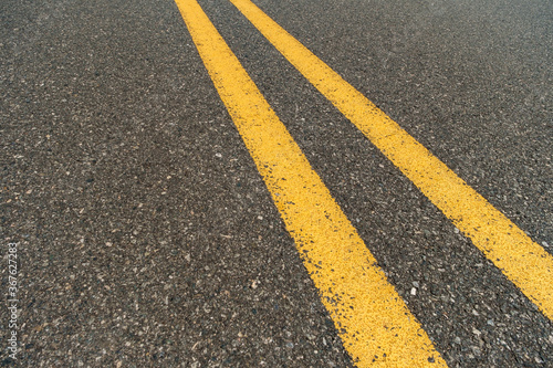 Highway Double Yellow lines © Ezume Images